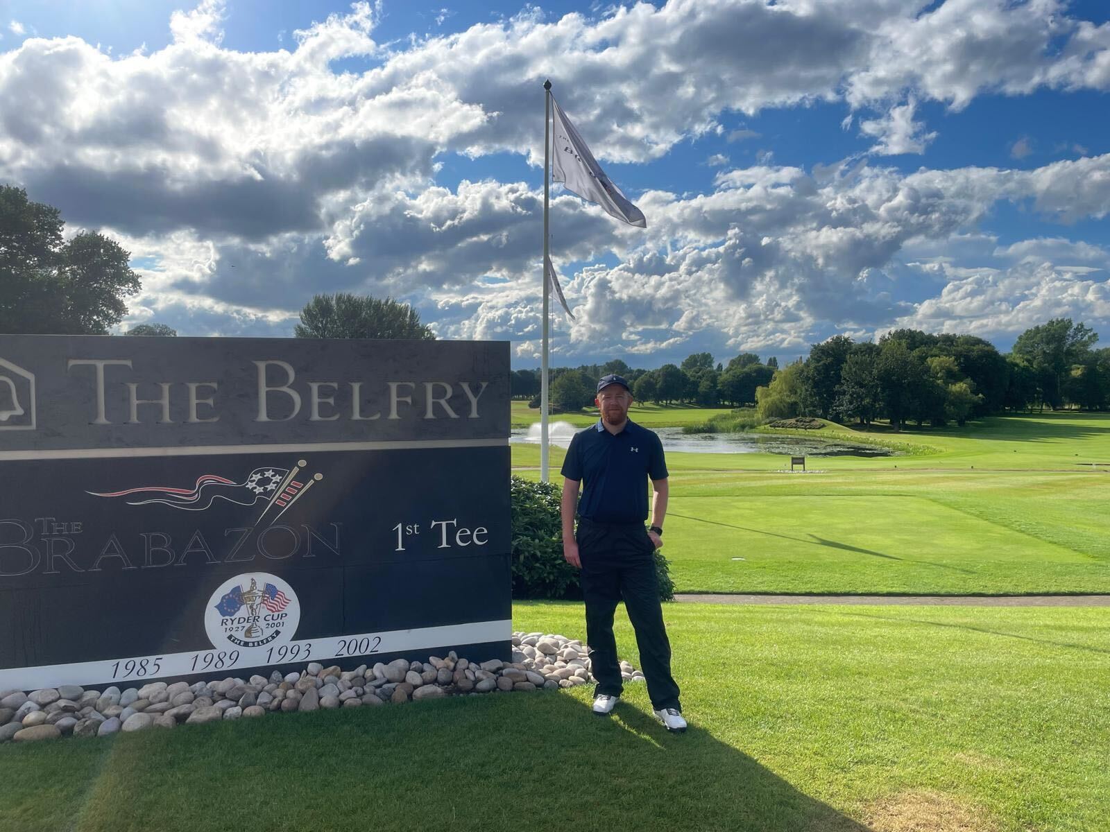 Gavin Rogers at the golf course
