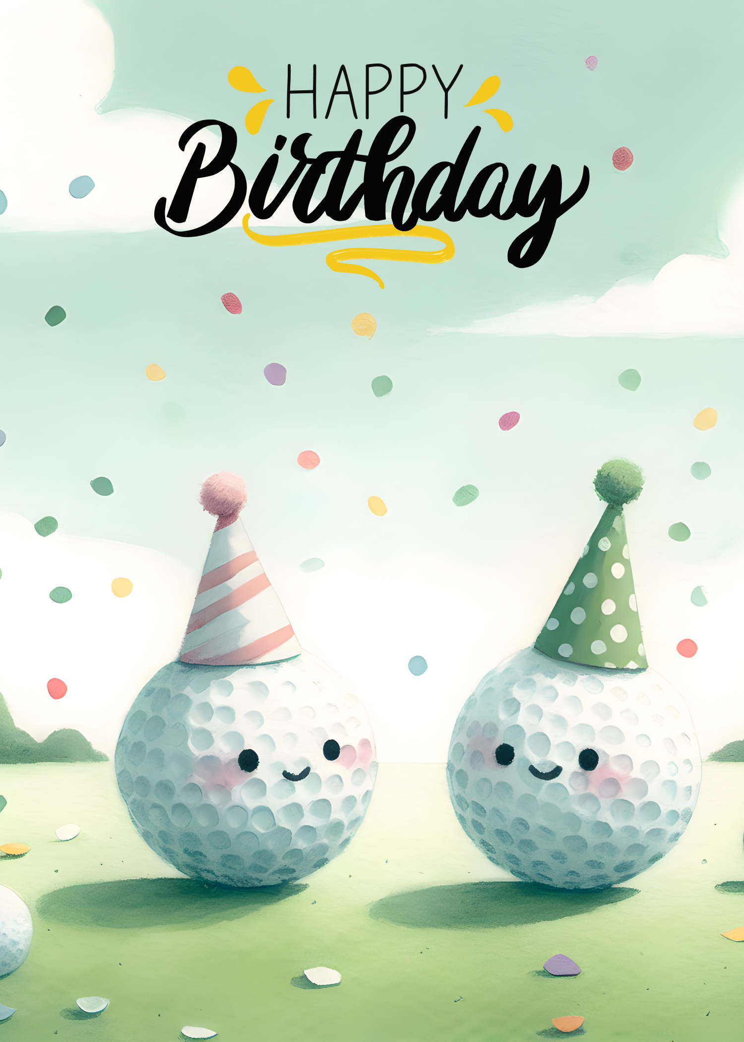 Golf Lover Happy Birthday E-Card