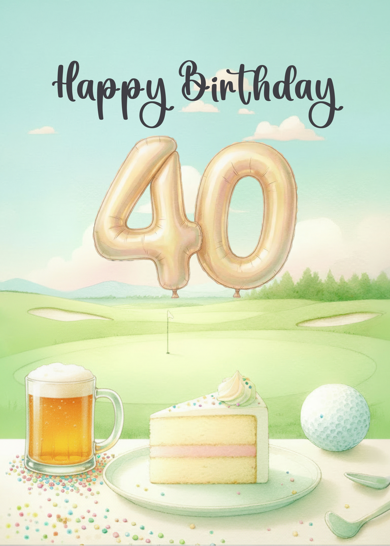 Happy 40th Birthday eCard