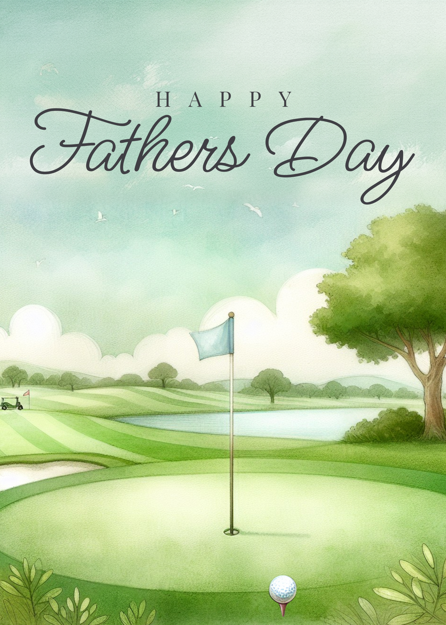 Happy Father's Day Golf eCard